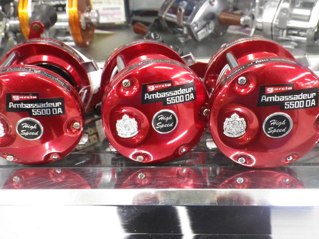 希少フェイス&リムデカール有り/アンバサダー 5500CA Abu Ambassadeur 5500C Blue Gray Bait Casting Reel アブ