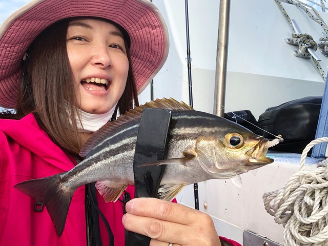 つづちゃん今日ドコ行こ バチコンイサキ アカハタ 南房総 Clab Casting Lady Anglers Blog 釣具のキャスティング