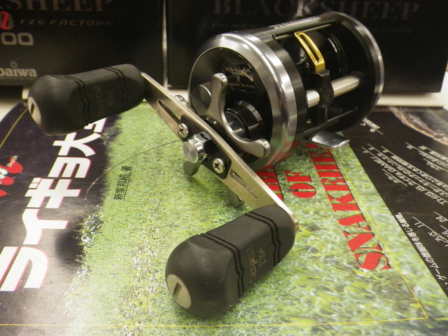 ベイトリール　ハンドル　サーペントバイトハンドル ウィップラッシュファクトリー パーツ:サーペントバイトハンドル