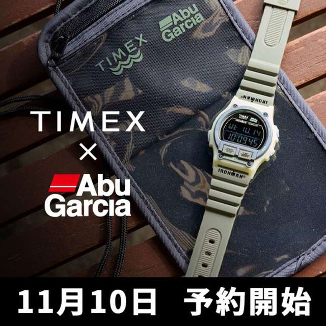 ABU GARCIA × TIMEX アイアンマン 8ラップ アブ ガルシア アブガルシアとタイメックスのコラボウォッチ第2弾は、あの名作