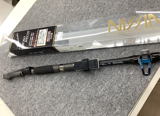 正規品 宇崎日新 リールセット マイクロヘチ280 インヴィクタ ロッド