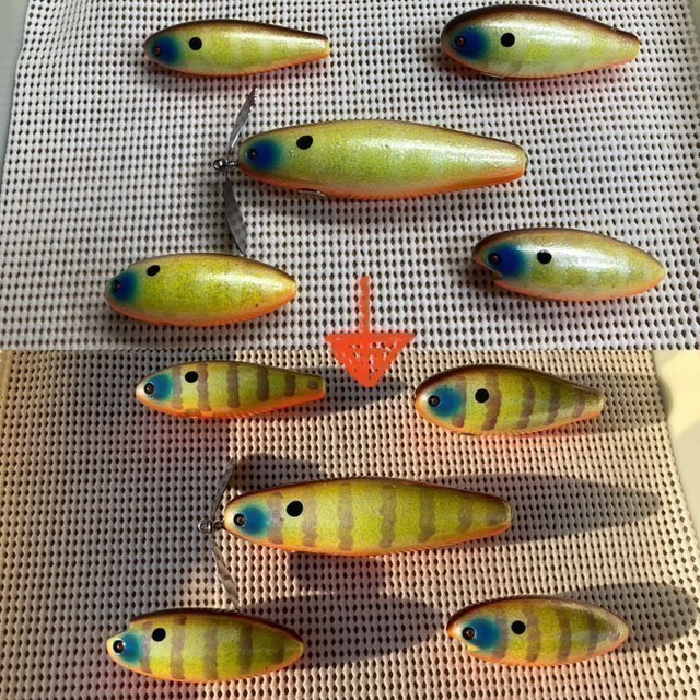 釣*）様 でっカブメスjr ダイナモバズ　ルアーセット　痴虫　ハンクル 痴虫 でっカブメスJr