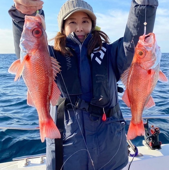 miwaのささやかな釣果報告♪】中深海スロージギングでアカムツを狙いに☆ - CLAB * CASTING LADY ANGLERS BLOG  [釣具のキャスティング]