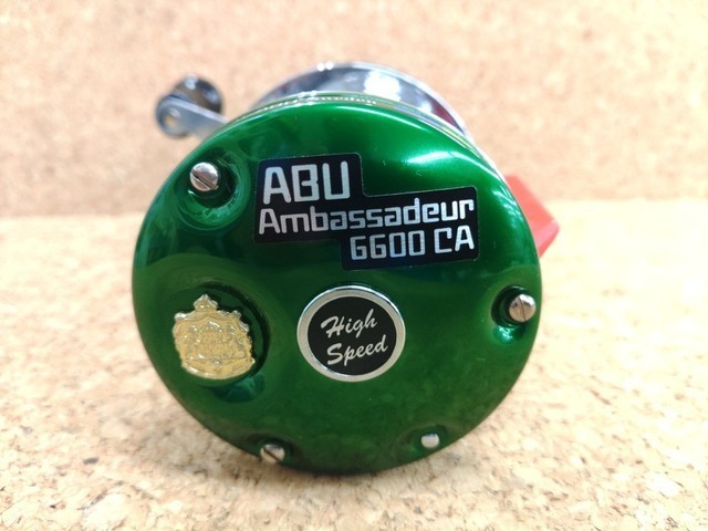 アブ 雷魚 カスタム6600 ABU Ambassadeur ロケットクローム カスタム