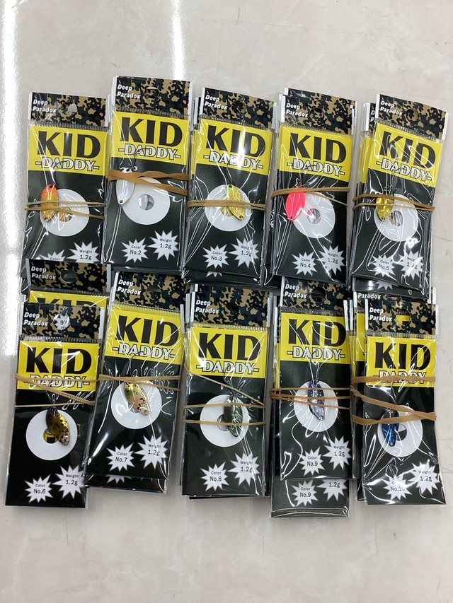 ディープパラドックス KID DADDY キッド 0.8 0.95 全色セット ディープパラドックス キッドダディ（KID DADDY）0.95g【全10色