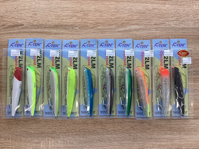 K2LM　初回限定カラー　セット K-TEN タックルハウスより新製品【K-TEN Cycloid】入荷しました K2LM ルアー・フライ