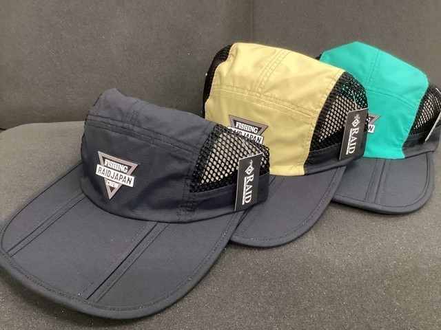 新作限定 RAID JAPAN サイドメッシュナイロンキャップ 福岡店 [釣具の