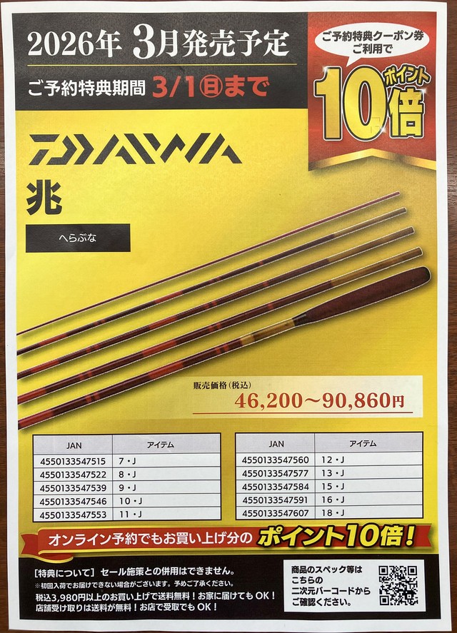 成田富里店 [釣具のキャスティング]