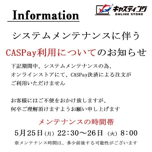 オンラインストア本店 [釣具のキャスティング]