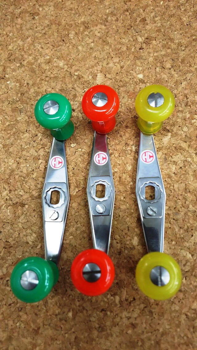 ハネダクラフト チタンパワーハンドルS字セット 左巻き用 ハネダ