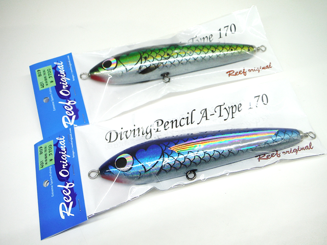 各種ダイビングペンシル 楽天市場】ルナヒサノ ルアー 凪ペンシル 125 全4色 トップウォーター